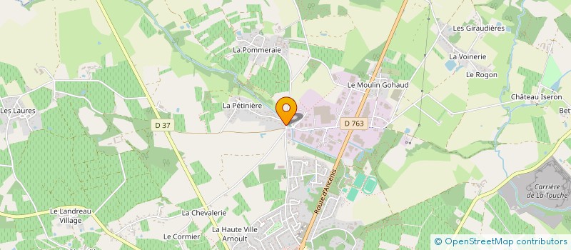 localisation de l'entreprise SCI ARNAUD SAINTE PAZANNE  VALLET