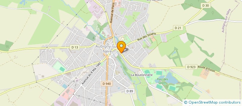 localisation de l'entreprise SCI ARNAULT  AUBIGNY-SUR-NERE