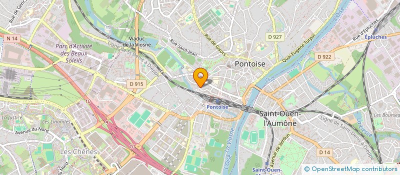 localisation de l'entreprise SCI ARNAUROSE  PONTOISE