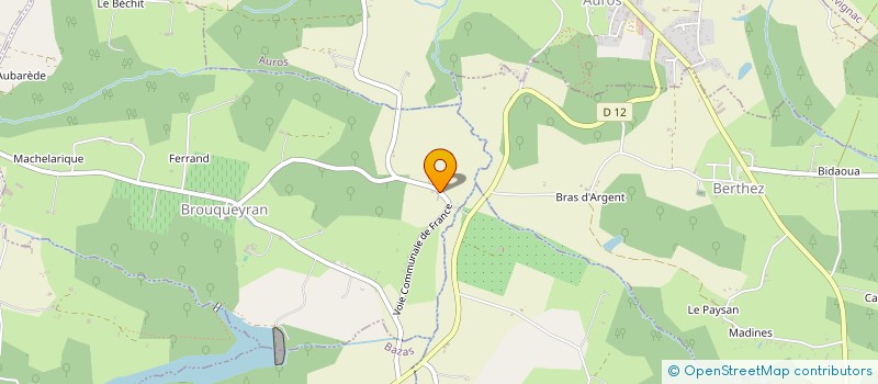localisation de l'entreprise SCI ARNAUTON  BROUQUEYRAN