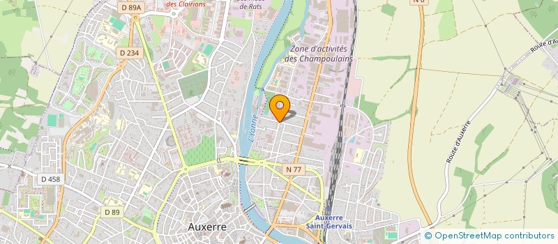 localisation de l'entreprise SCI ARNAVA à AUXERRE