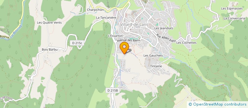 localisation de l'entreprise SCI ARNEF  VILLARD-DE-LANS