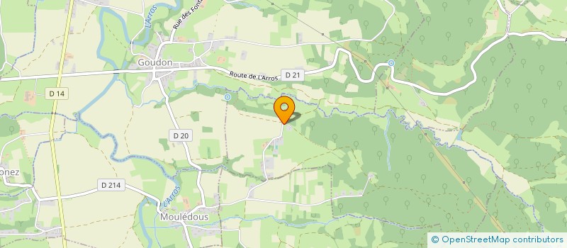 localisation de l'entreprise SCI ARNEGATS  MOULEDOUS