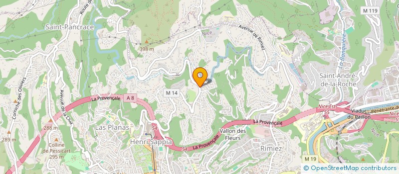 localisation de l'entreprise SCI ARNEODO  NICE