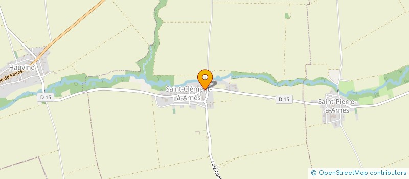 localisation de l'entreprise SCI ARNES LOISIRS  SAINT-CLEMENT-A-ARNES