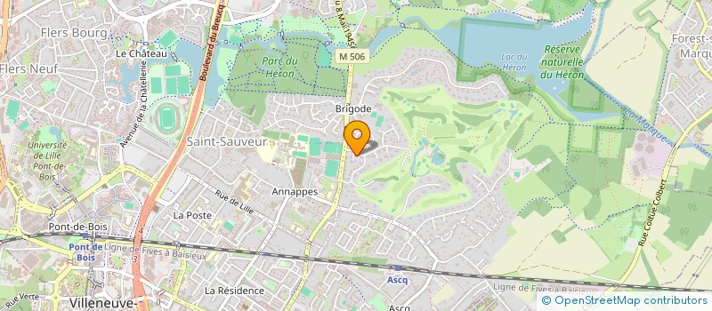 localisation de l'entreprise SCI ARNEST à VILLENEUVE-D'ASCQ