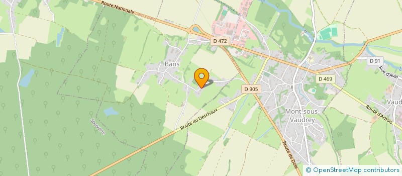 localisation de l'entreprise SCI ARNEY  BANS