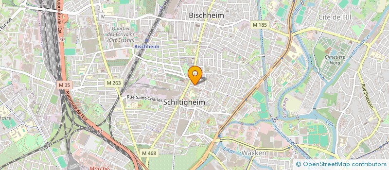 localisation de l'entreprise SCI ARNICA  STRASBOURG