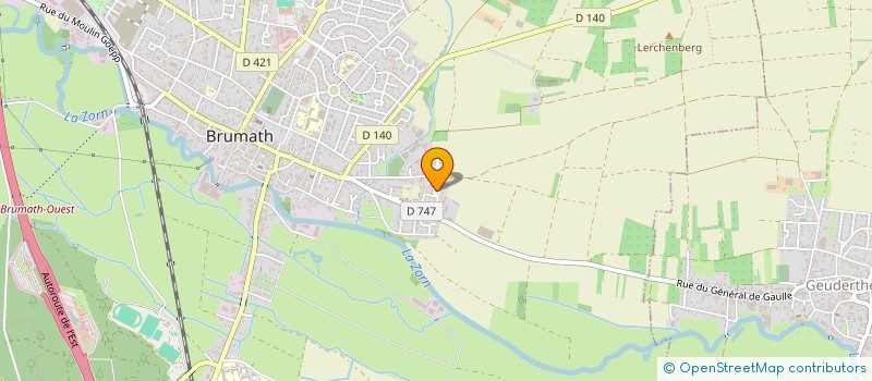 localisation de l'entreprise SCI ARNLAND  BRUMATH