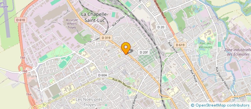 localisation de l'entreprise SCI ARNLINE à LA CHAPELLE-SAINT-LUC