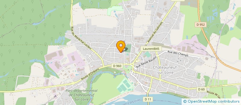 localisation de l'entreprise SCI ARNO à CHATEAUNEUF-SUR-LOIRE