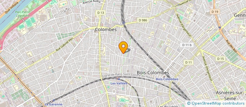 localisation de l'entreprise SCI ARNO  COLOMBES
