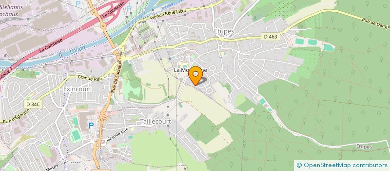 localisation de l'entreprise SCI ARNO  ETUPES