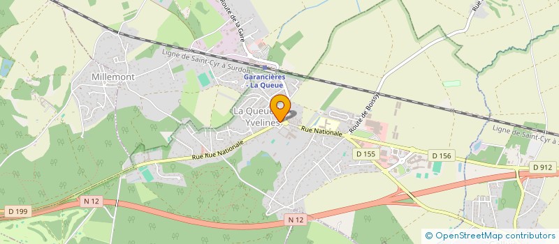 localisation de l'entreprise SCI ARNO  LA QUEUE-LES-YVELINES