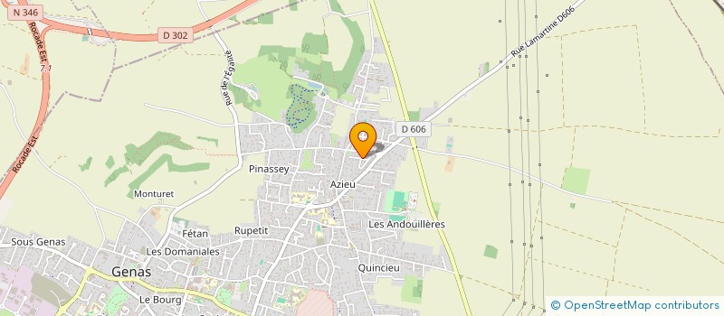 localisation de l'entreprise SCI ARNO&CLO  GENAS