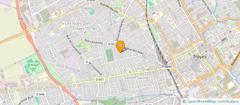 localisation de l'entreprise SCI ARNO IMMOBILIER  SAINTE-SAVINE