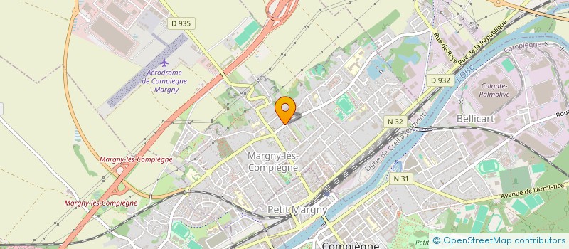 localisation de l'entreprise SCI ARNOIT  MARGNY-LES-COMPIEGNE