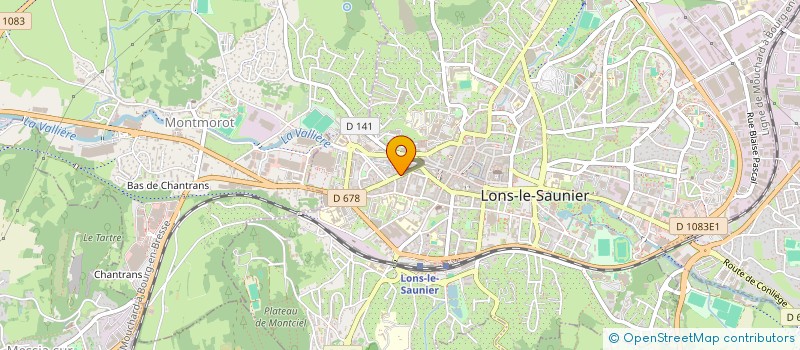 localisation de l'entreprise SCI ARNOLD  LONS-LE-SAUNIER