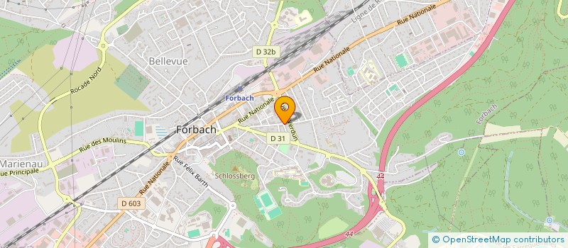 localisation de l'entreprise SCI ARNONE  FORBACH