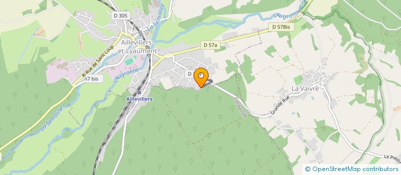 localisation de l'entreprise SCI ARNOULD ET FILS  AILLEVILLERS-ET-LYAUMONT