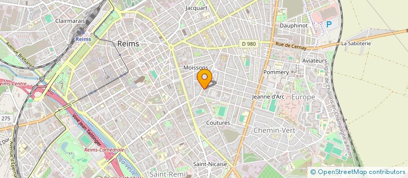 localisation de l'entreprise SCI ARNOULD TROIS  REIMS