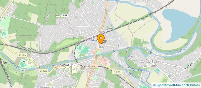 localisation de l'entreprise SCI ARNOULT à ESBLY