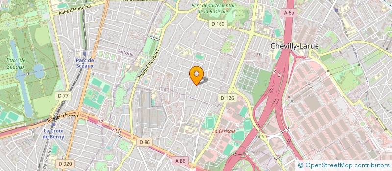 localisation de l'entreprise SCI ARNOUX  L'HAY-LES-ROSES