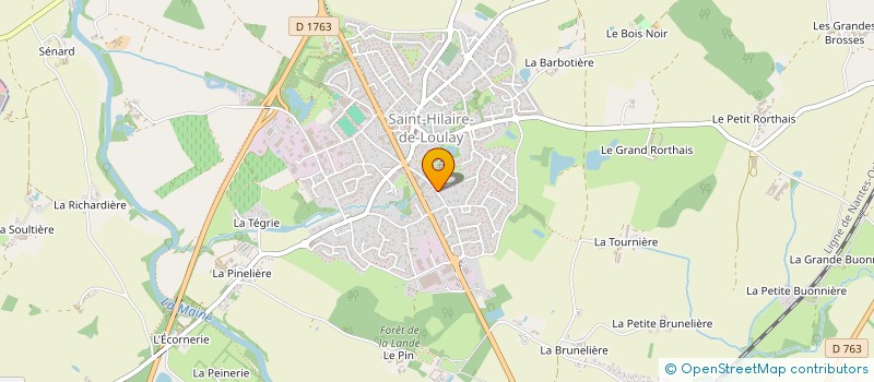 localisation de l'entreprise SCI ARNOUX à MONTAIGU-VENDEE