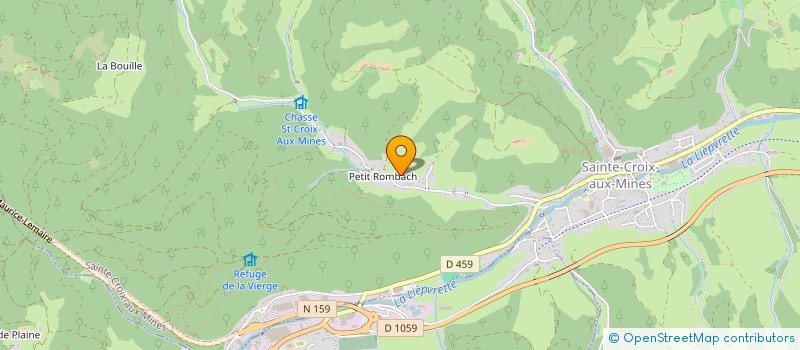 localisation de l'entreprise SCI ARNOVAL  SAINTE-CROIX-AUX-MINES