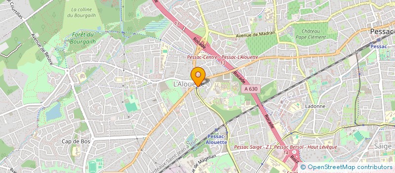 localisation de l'entreprise SCI ARNOZAN  PESSAC