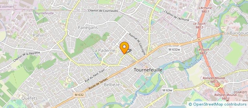 localisation de l'entreprise SCI ARNY  TOURNEFEUILLE