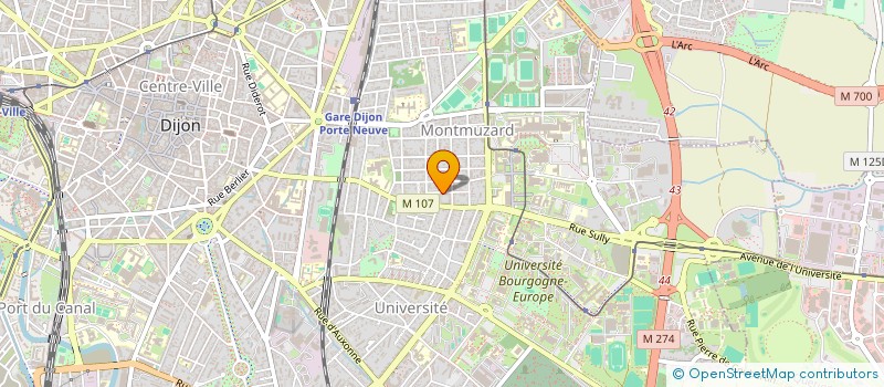 localisation de l'entreprise SCI ARNY  DIJON