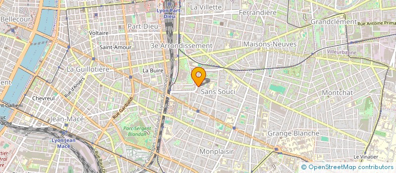 localisation de l'entreprise SCI ARO  LYON