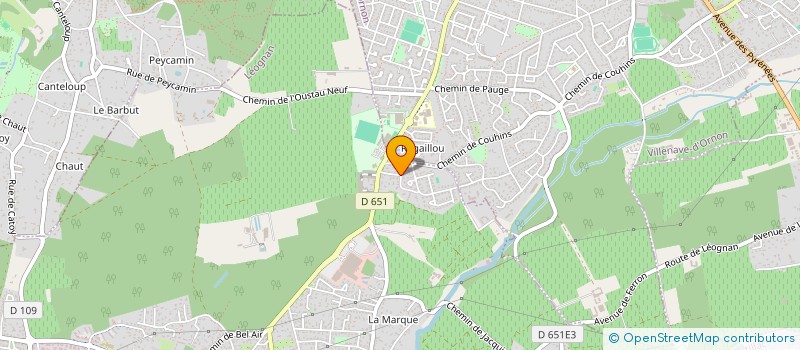 localisation de l'entreprise SCI AROBAS DES AIDES  LEOGNAN