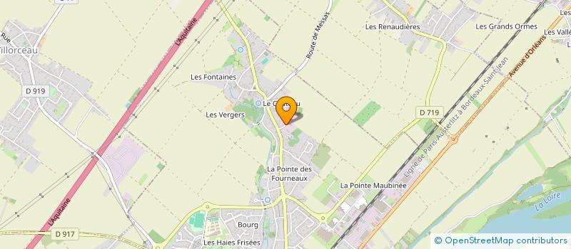 localisation de l'entreprise SCI AROC  BEAUGENCY