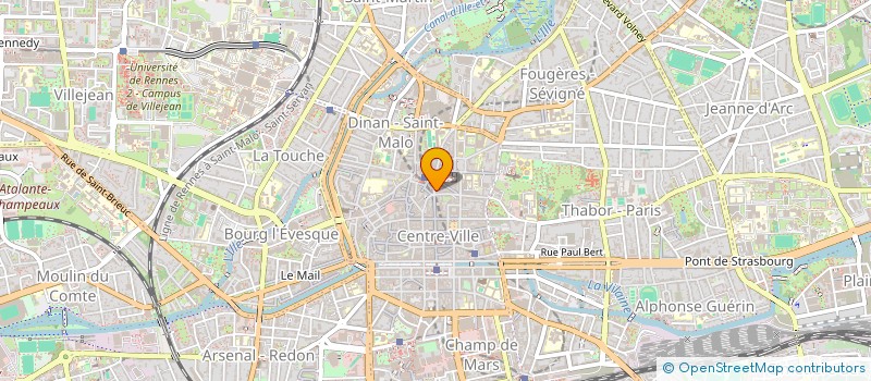 localisation de l'entreprise SCI AROJY  RENNES