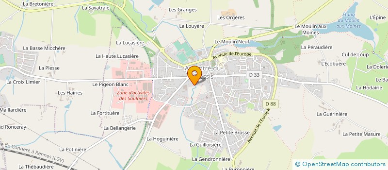 localisation de l'entreprise SCI AROLNA  ARGENTRE-DU-PLESSIS