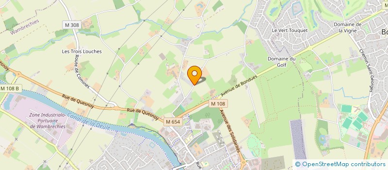 localisation de l'entreprise SCI AROLUCE  WAMBRECHIES