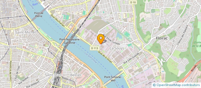 localisation de l'entreprise SCI AROMAN  BORDEAUX