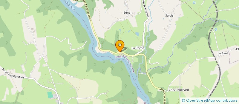 localisation de l'entreprise SCI AROMAT  SAINT-PRIEST-LA-ROCHE