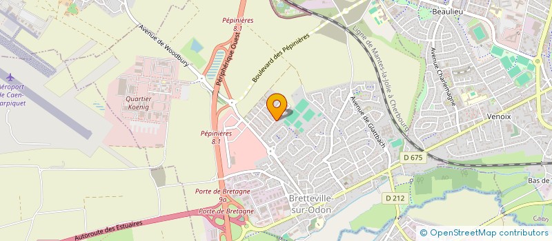 localisation de l'entreprise SCI AROMM  BRETTEVILLE-SUR-ODON