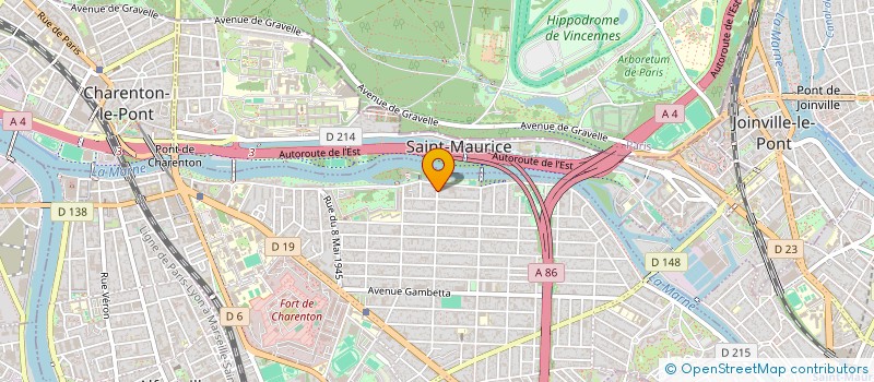 localisation de l'entreprise SCI ARON à MAISONS-ALFORT