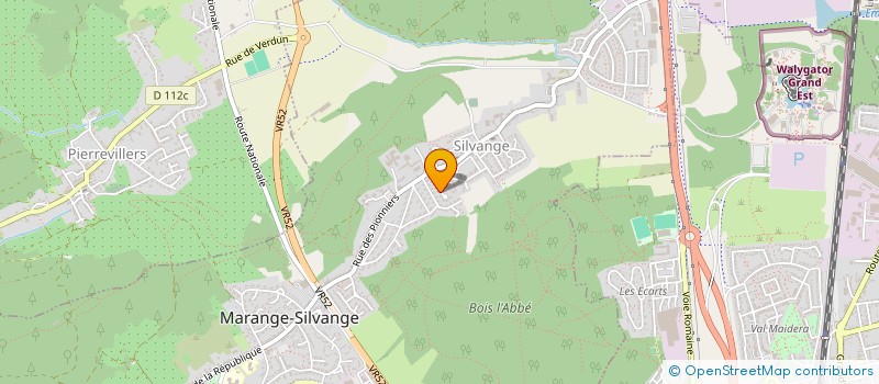 localisation de l'entreprise SCI ARONA  MARANGE-SILVANGE