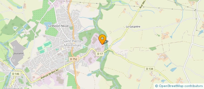 localisation de l'entreprise SCI ARONAJO  BEAUPREAU-EN-MAUGES