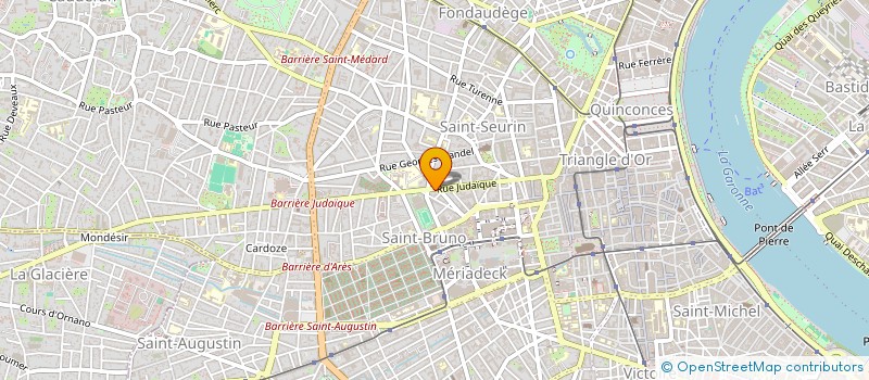 localisation de l'entreprise SCI AROS  BORDEAUX