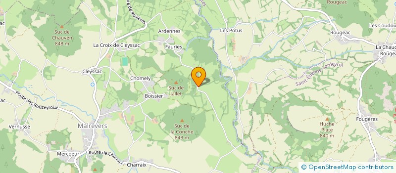 localisation de l'entreprise SCI AROSCI  MALREVERS