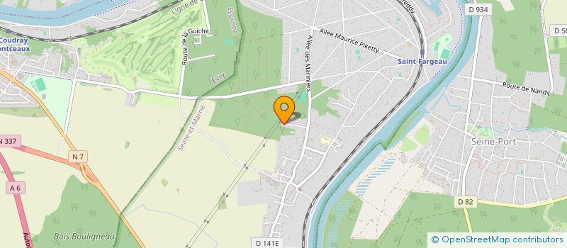 localisation de l'entreprise SCI AROSIVAM  SAINT-FARGEAU-PONTHIERRY