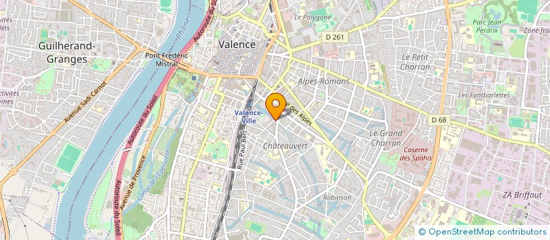 localisation de l'entreprise SCI AROUET  VALENCE
