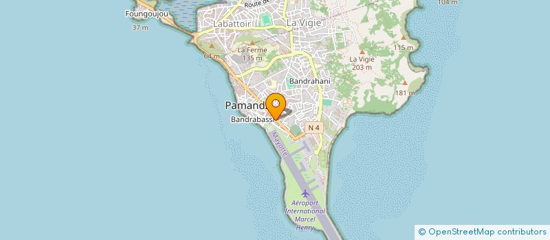 localisation de l'entreprise SCI AROUNABAY à PAMANDZI