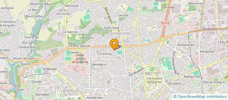 localisation de l'entreprise SCI  ARP 29  BREST